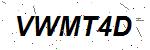 CAPTCHA verification image containing distorted text characters