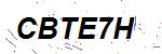 CAPTCHA verification image containing distorted text characters