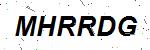 CAPTCHA verification image containing distorted text characters