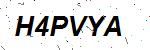 CAPTCHA verification image containing distorted text characters