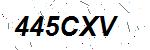 CAPTCHA verification image containing distorted text characters
