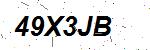 CAPTCHA verification image containing distorted text characters
