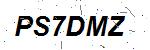 CAPTCHA verification image containing distorted text characters