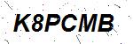 CAPTCHA verification image containing distorted text characters