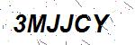 CAPTCHA verification image containing distorted text characters