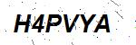 CAPTCHA verification image containing distorted text characters