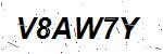 CAPTCHA verification image containing distorted text characters