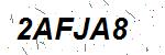 CAPTCHA verification image containing distorted text characters