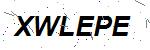 CAPTCHA verification image containing distorted text characters