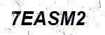 CAPTCHA verification image containing distorted text characters