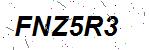 CAPTCHA verification image containing distorted text characters