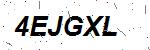 CAPTCHA verification image containing distorted text characters