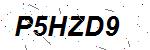 CAPTCHA verification image containing distorted text characters