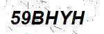 CAPTCHA verification image containing distorted text characters