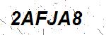 CAPTCHA verification image containing distorted text characters