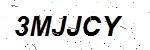 CAPTCHA verification image containing distorted text characters