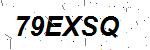 CAPTCHA verification image containing distorted text characters