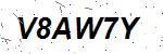 CAPTCHA verification image containing distorted text characters