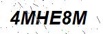 CAPTCHA verification image containing distorted text characters