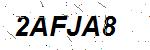CAPTCHA verification image containing distorted text characters