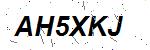 CAPTCHA verification image containing distorted text characters