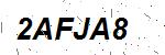 CAPTCHA verification image containing distorted text characters