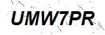 CAPTCHA verification image containing distorted text characters