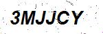 CAPTCHA verification image containing distorted text characters
