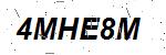 CAPTCHA verification image containing distorted text characters