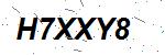 CAPTCHA verification image containing distorted text characters