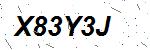 CAPTCHA verification image containing distorted text characters