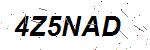 CAPTCHA verification image containing distorted text characters