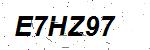 CAPTCHA verification image containing distorted text characters