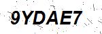 CAPTCHA verification image containing distorted text characters
