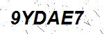 CAPTCHA verification image containing distorted text characters