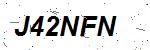 CAPTCHA verification image containing distorted text characters