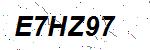 CAPTCHA verification image containing distorted text characters