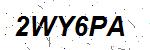 CAPTCHA verification image containing distorted text characters
