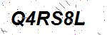 CAPTCHA verification image containing distorted text characters