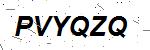 CAPTCHA verification image containing distorted text characters