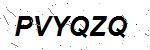 CAPTCHA verification image containing distorted text characters