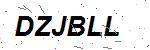 CAPTCHA verification image containing distorted text characters