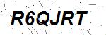 CAPTCHA verification image containing distorted text characters