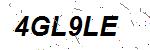 CAPTCHA verification image containing distorted text characters