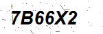 CAPTCHA verification image containing distorted text characters