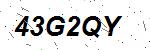 CAPTCHA verification image containing distorted text characters