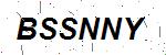 CAPTCHA verification image containing distorted text characters