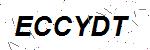 CAPTCHA verification image containing distorted text characters