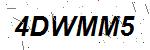 CAPTCHA verification image containing distorted text characters