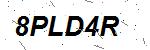 CAPTCHA verification image containing distorted text characters